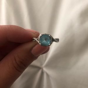 Genuine Aquamarine Ring